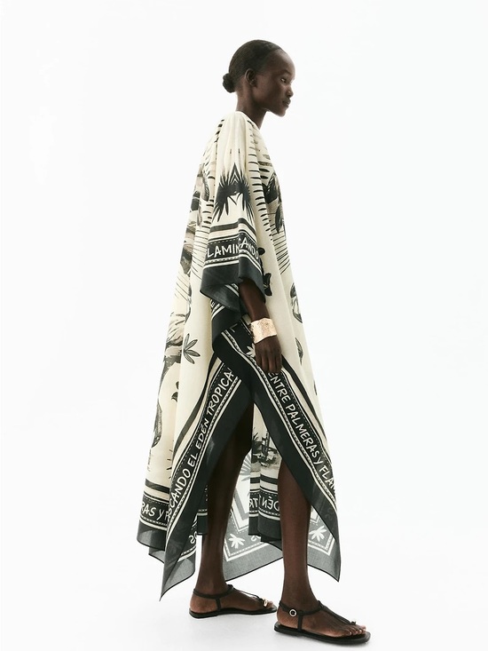 H&M Dresses & Skirts - Sold Out H&M Limited Edition Tropical Kaftan Dress XL/XXL Resort Maxi NWT